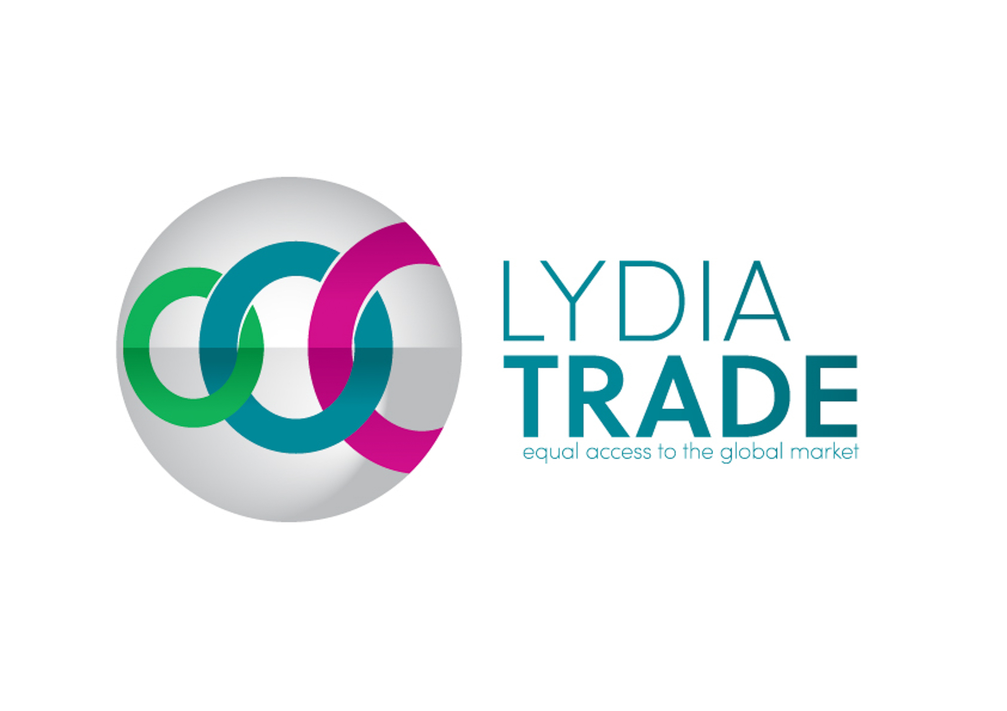 Het logo van Lydia Trade in kleur